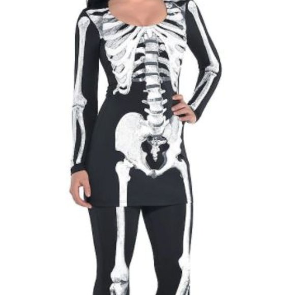 Party City Other Adult Bare Bone Skeleton Costume M Poshmark
